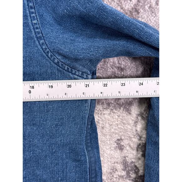 Outerknown Denim Shirt Large Mens Hemp Organic Cotton Button Down - Picture 4 of 8